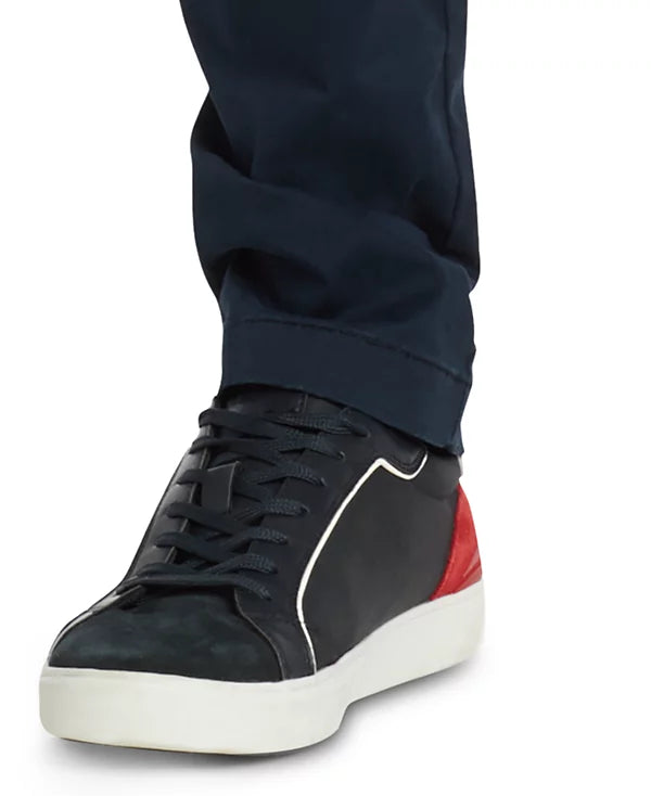 Tommy Hilfiger Men's TH Flex Straight-Fit Stretch Chino Pants  Navy Blaze W36xL30