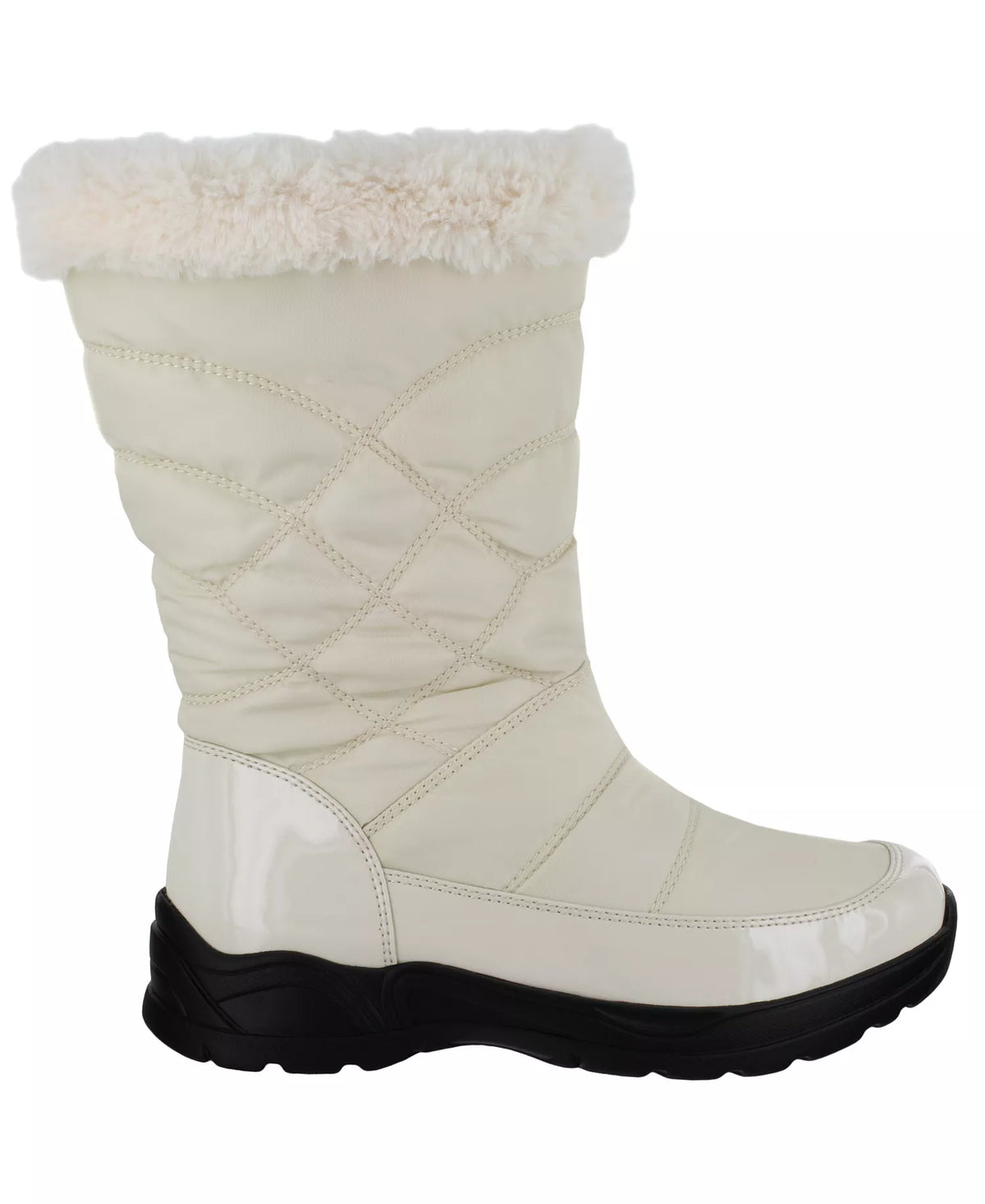 Easy Street Easy Dry by Cuddle Waterproof Boots  Winter White Size 10