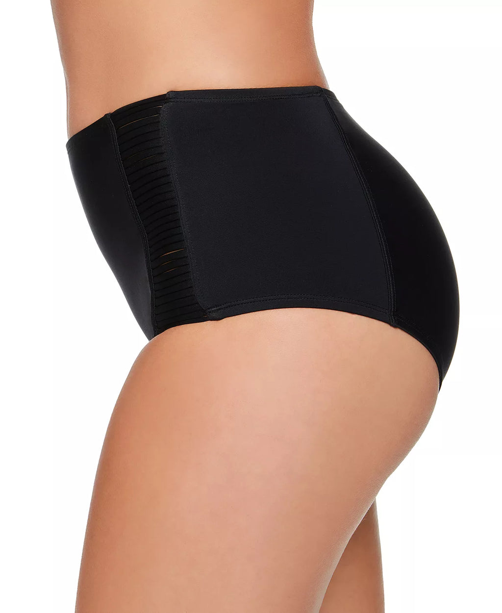 Salt Cove Juniors Solid High-Waist Bikini Bottoms  Color Black Size XS
