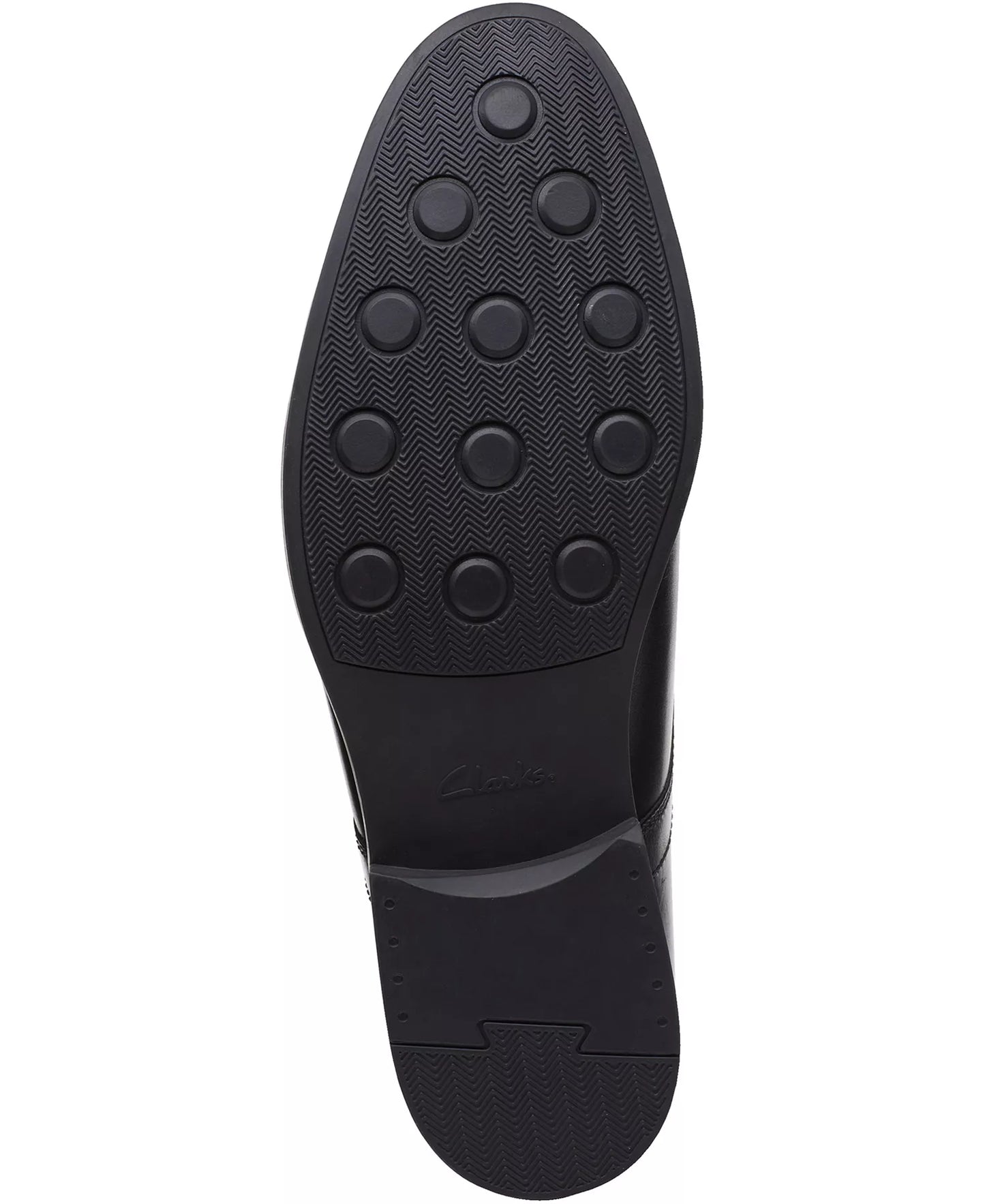 Clarks Men's Whiddon Cap-Toe Oxfords  Black Size 9