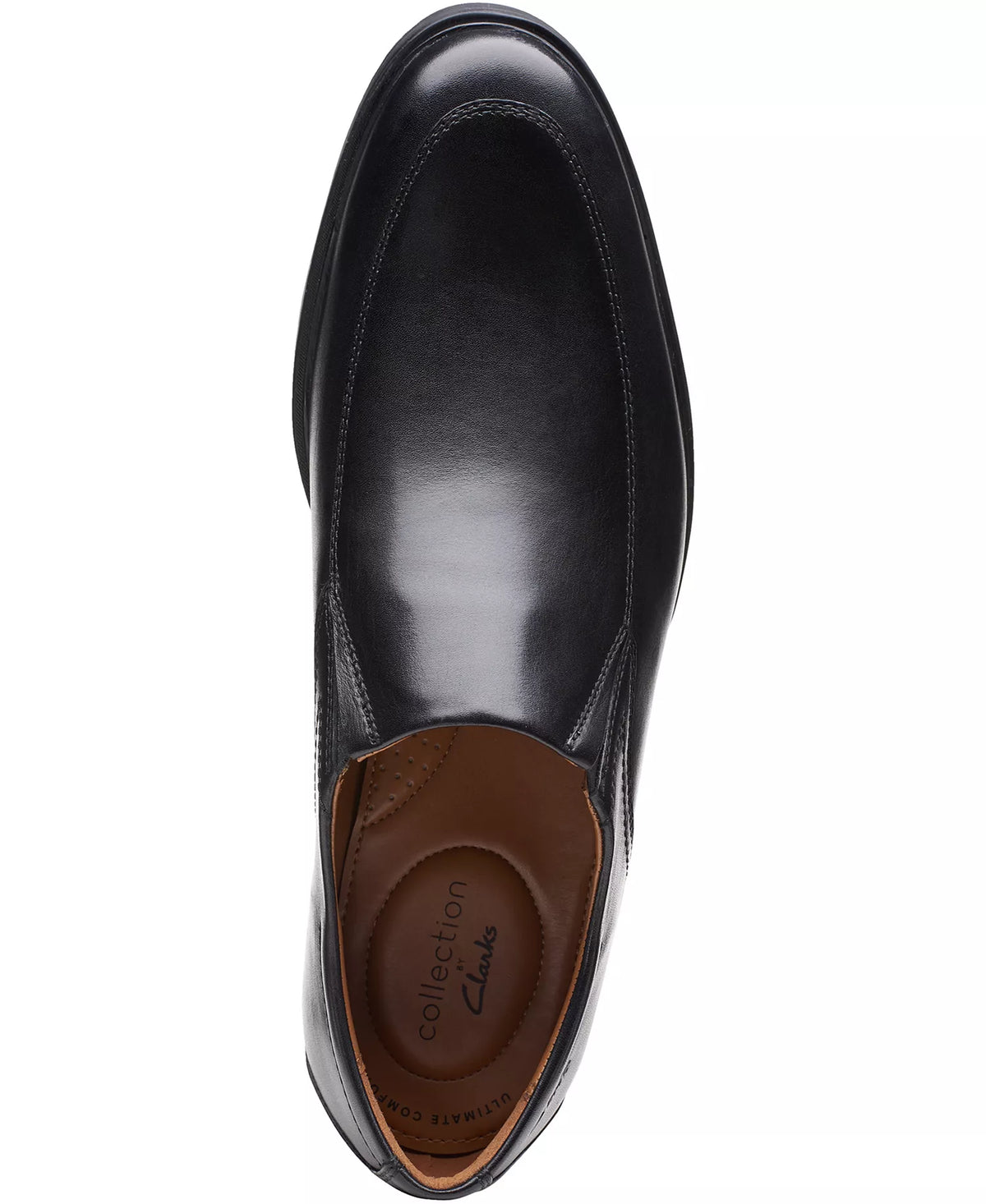 Clarks Men's Whiddon Step Loafers   Black Size 8