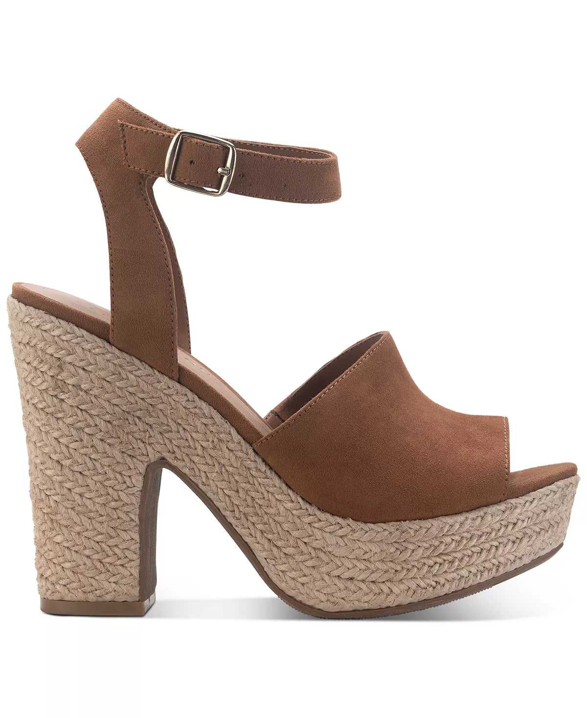 Sun+Stone Women's Fey Espadrille Dress Sandals  Color Cognac Size 7.5M