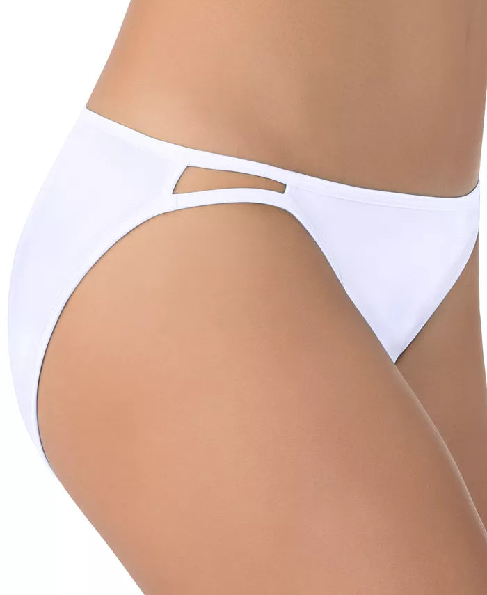 Vanity Fair Women's Illumination String Bikini Underwear  Star White Size XL