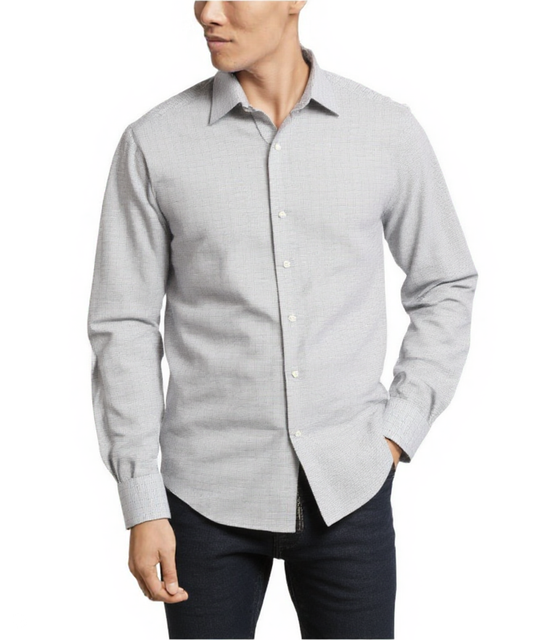 Michael Kors Men's Regular-Fit Comfort Stretch  Grey Multi 15.5 34/35