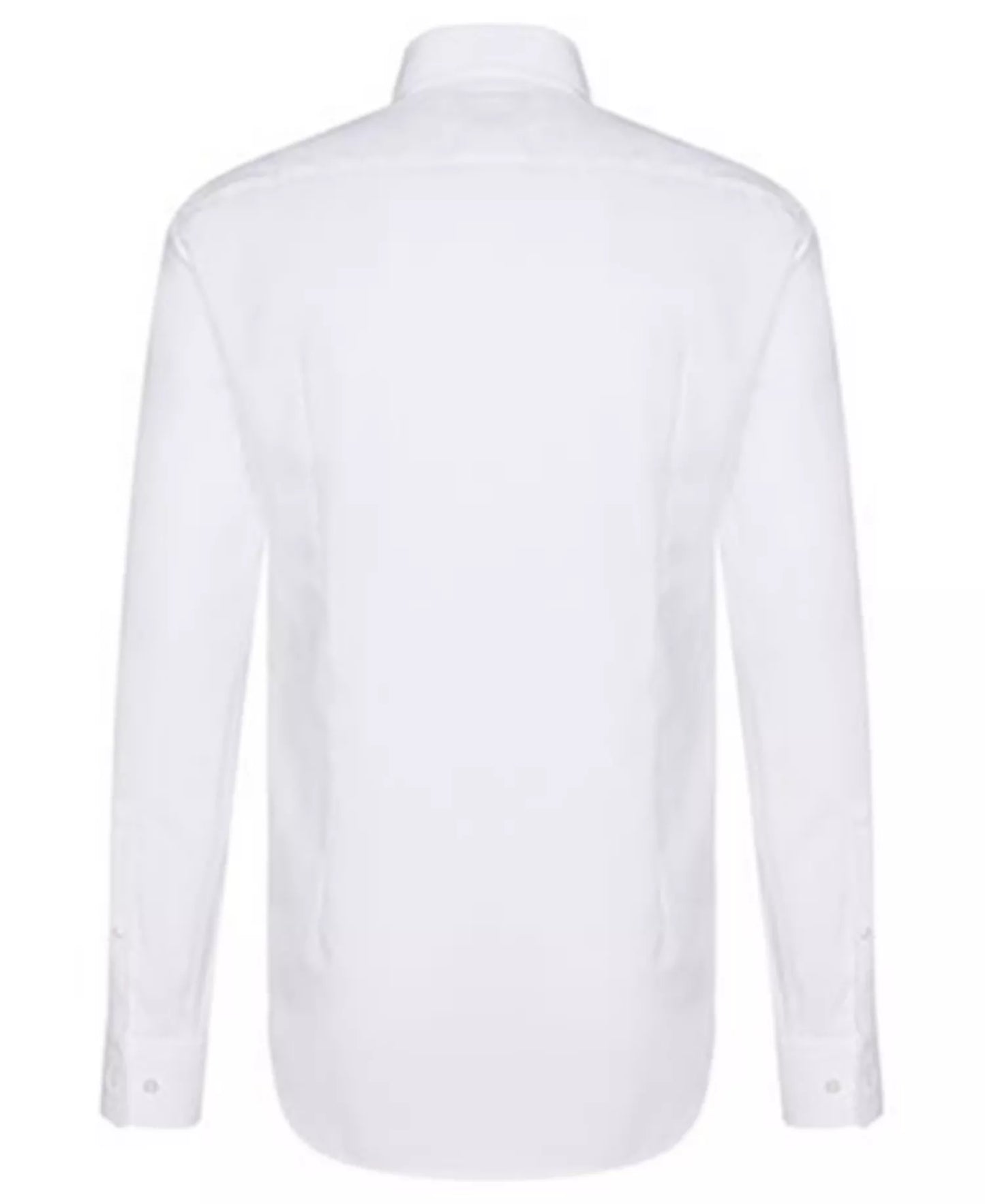Hugo Boss Men's Slim-Fit Solid Dress Shirt  White 15.5L