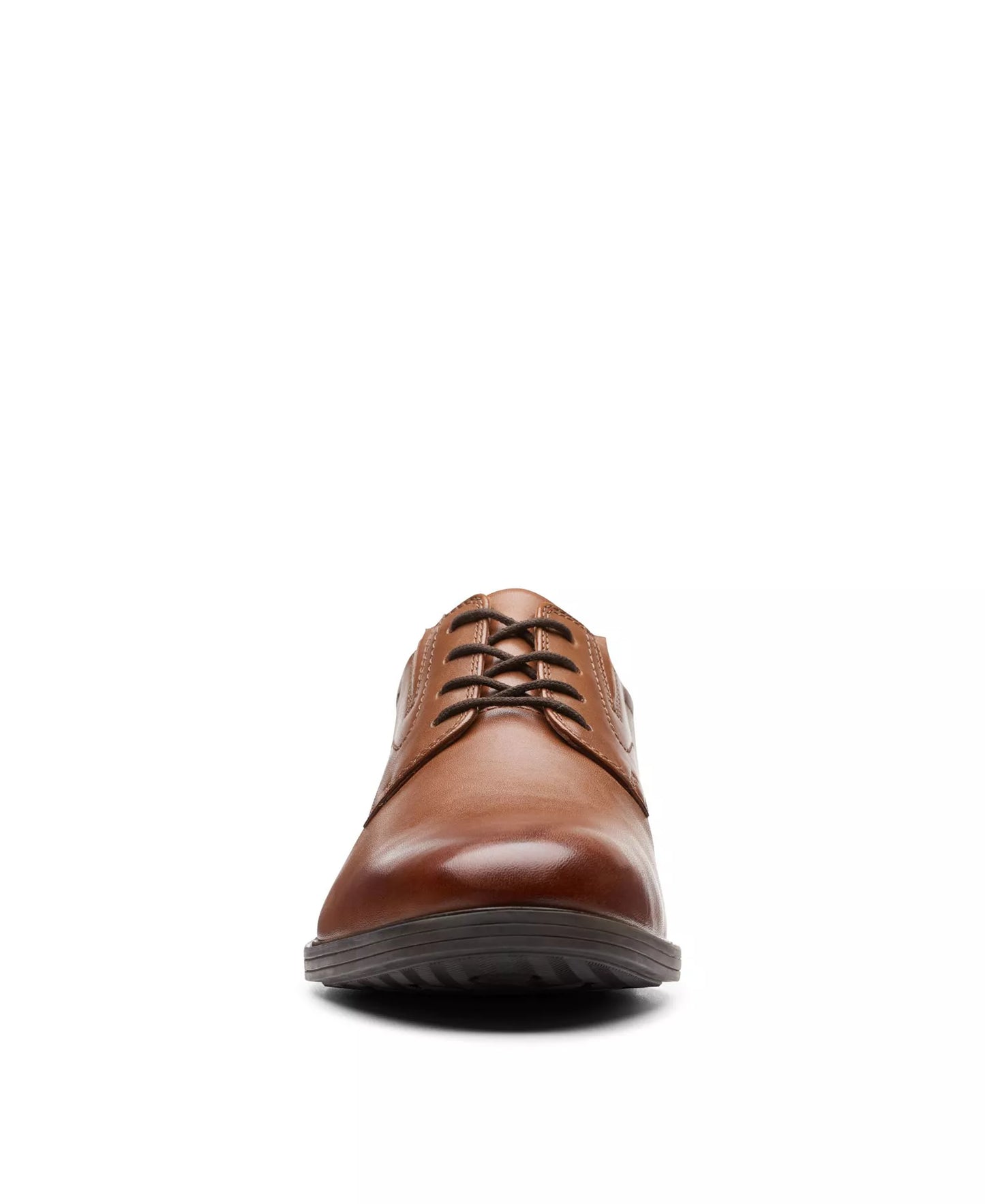Clarks Men's Whiddon Plain Oxfords  Dark Tan Light Size 10