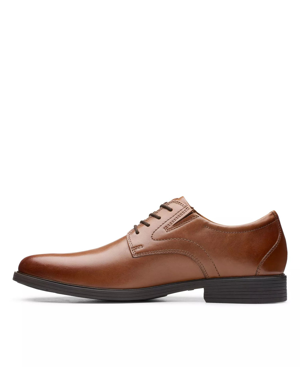 Clarks Men's Whiddon Plain Oxfords  Dark Tan Light Size 11W
