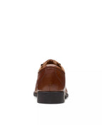 Clarks Men's Whiddon Plain Oxfords  Dark Tan Light Size 11W