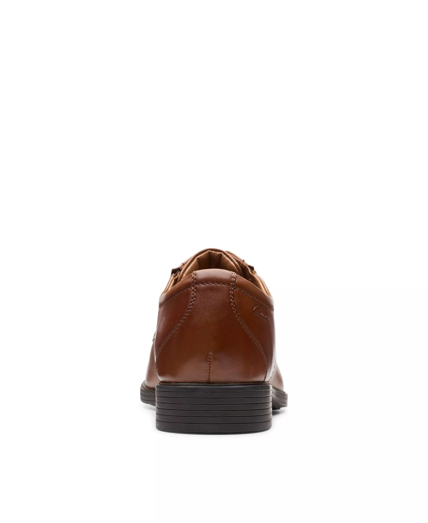Clarks Men's Whiddon Plain Oxfords  Dark Tan Light Size 10