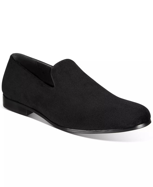 Alfani Mens Zion Smoking Slipper Loafer  Color Black Size 12M