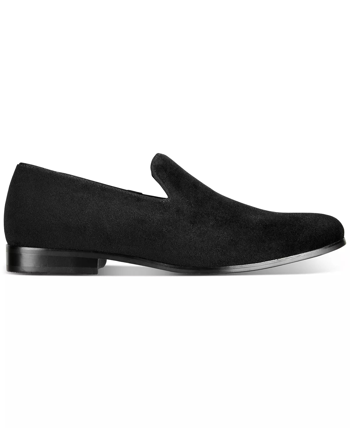 Alfani Mens Zion Smoking Slipper Loafer  Color Black Size 12M