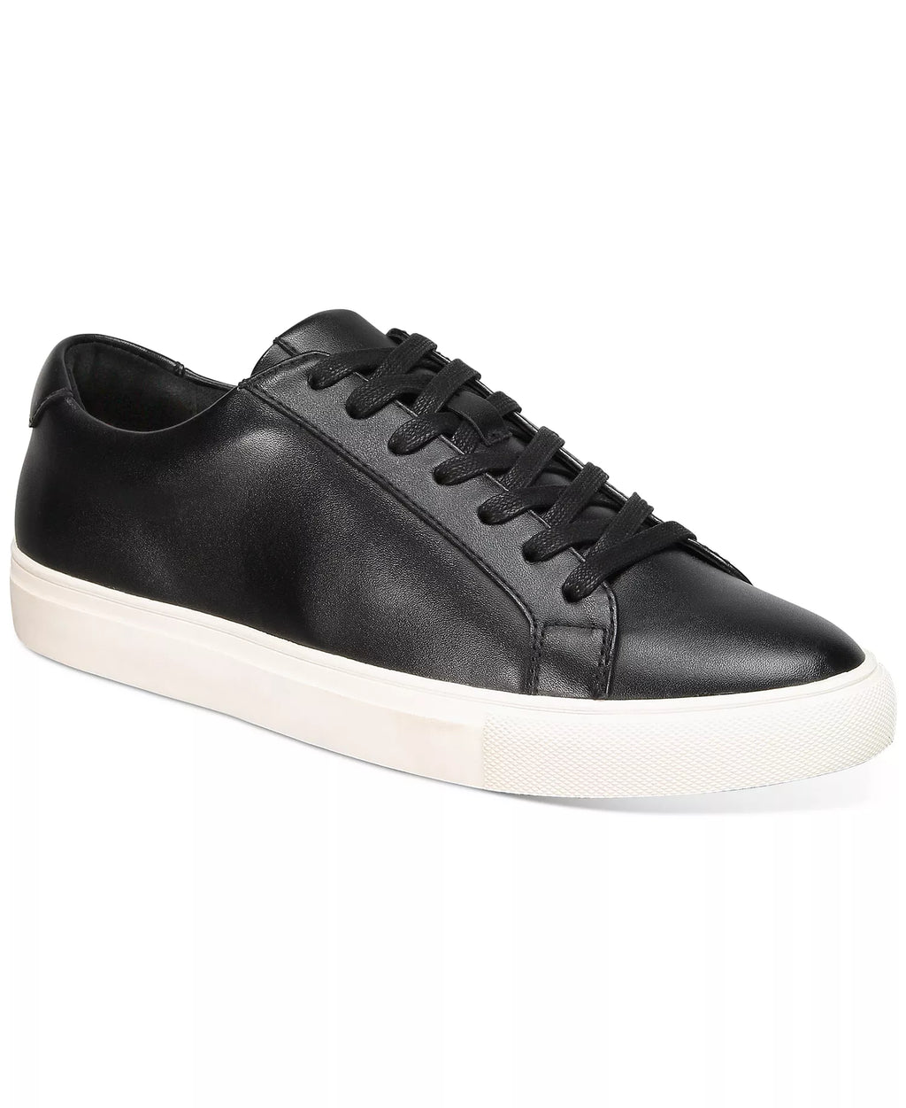 Alfani Men's Grayson Lace-Up Sneakers  Black/White Size 8.5
