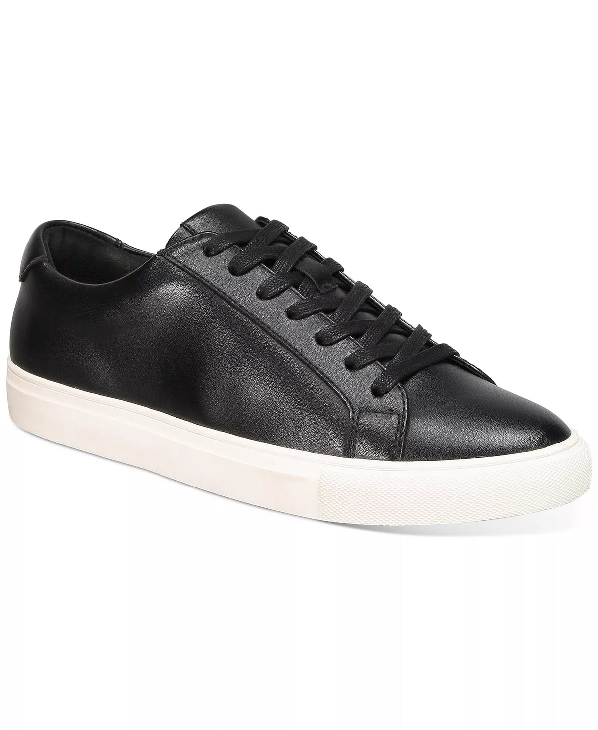 Alfani Men's Grayson Lace-Up Sneakers  Black/White Size 8.5
