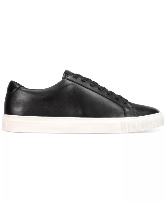 Alfani Men's Grayson Lace-Up Sneakers  Black/White Size 8.5
