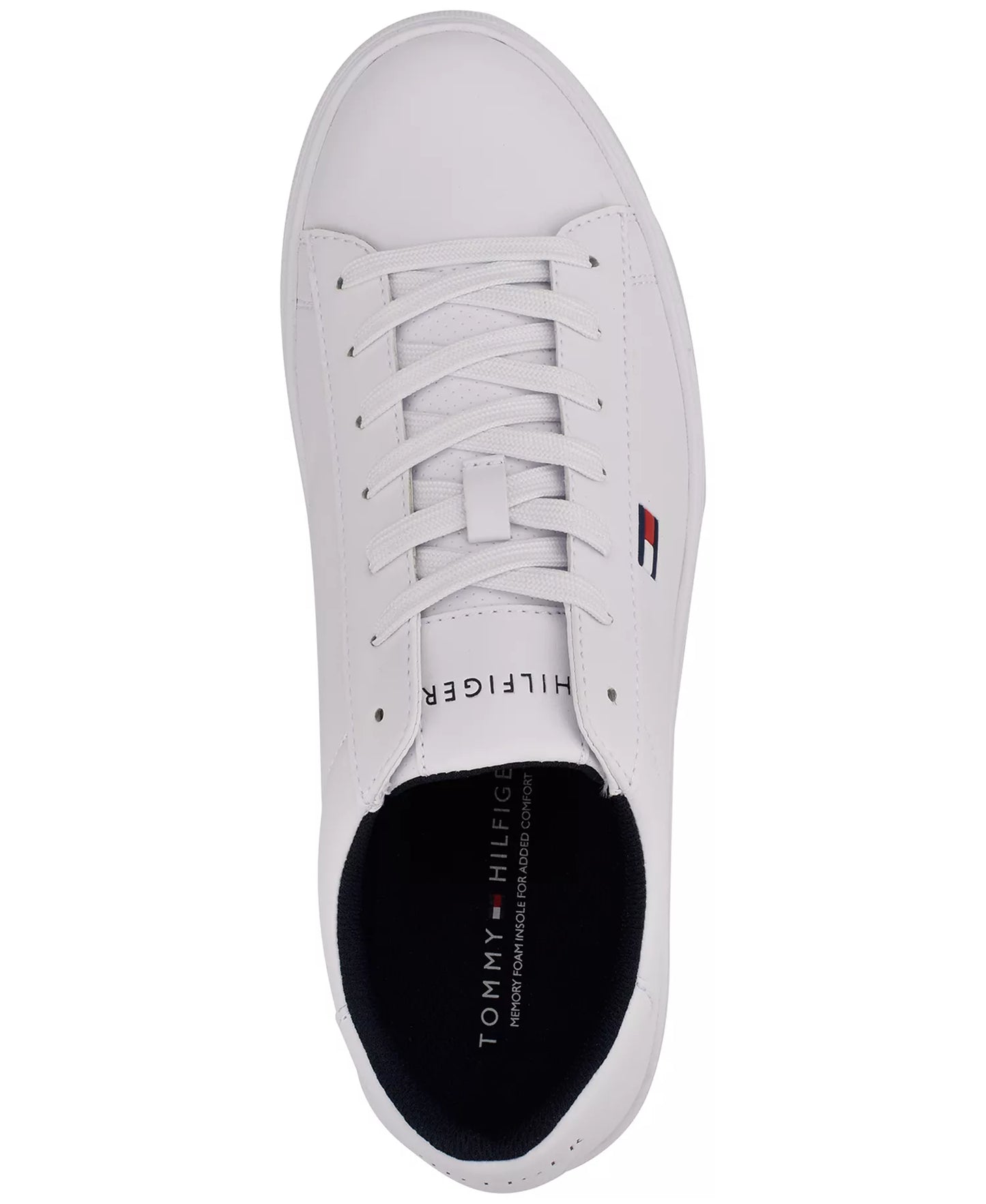Tommy Hilfiger Men's Brecon Cup Sole Sneakers  White Size 12