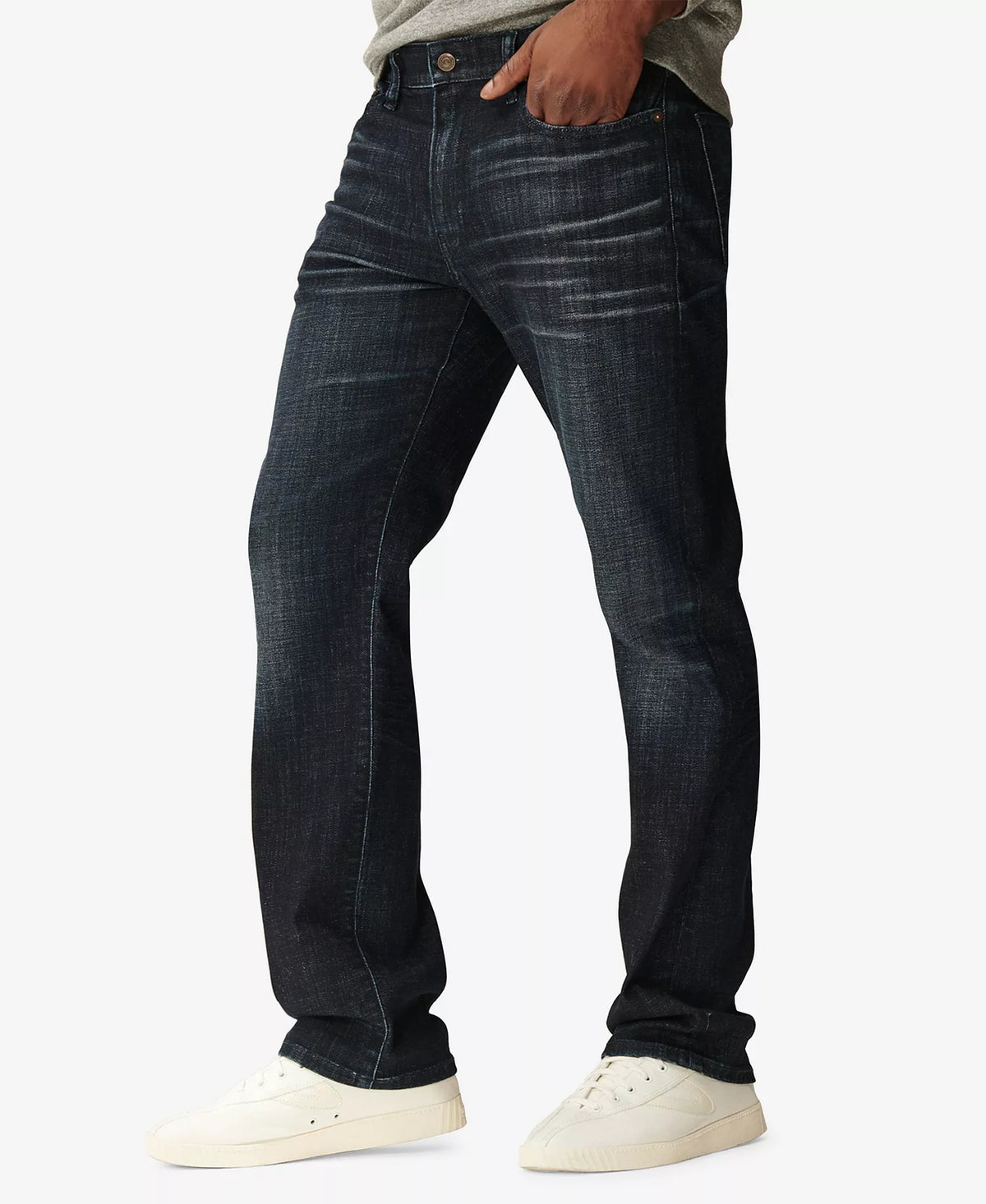 Lucky Brand Men's 363 Vintage Like Straight Stretch Jeans  Huron Coolmax W34xL32