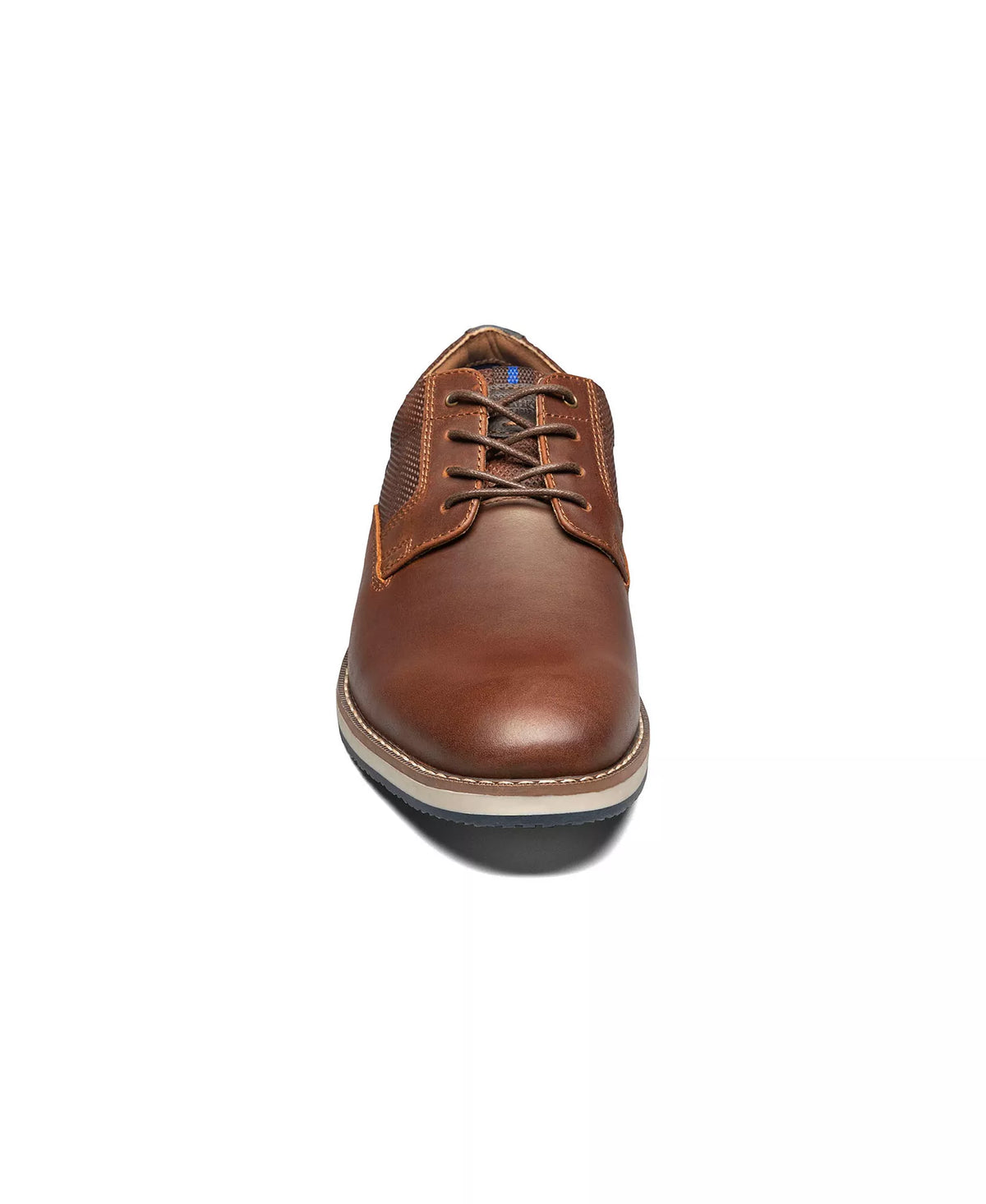 Nunn Bush Men's Circuit Plain Toe Lace-Up Oxfords  Brandy Size 10.5W