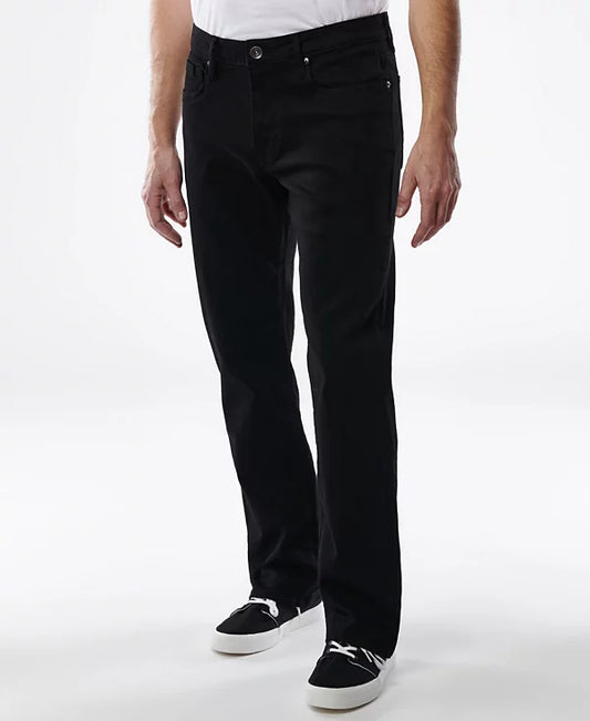 Lazer Men's Straight-Fit Jeans  Black Rinse W38xL32