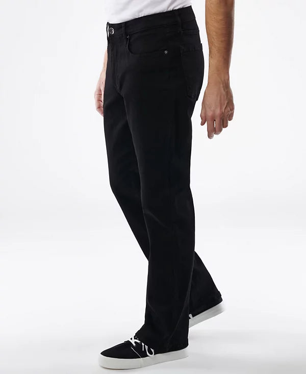 Lazer Men's Straight-Fit Jeans  Black Rinse W38xL32