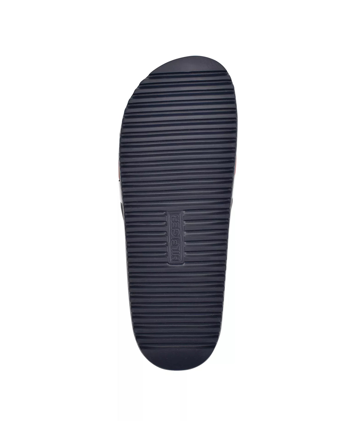 Tommy Hilfiger Men's Rozi Global Stripe Branding Pool Slide Sandals  Navy Size 10