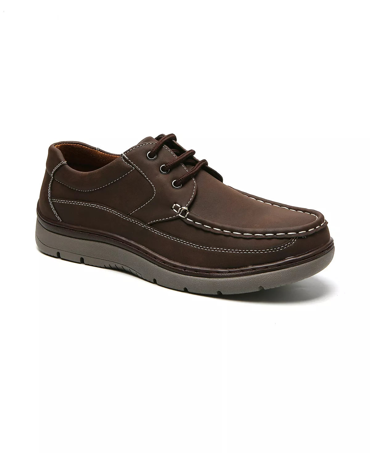 Aston Marc Men's Lace-Up Comfort Casual Shoes  Color Brown Size 9.5M