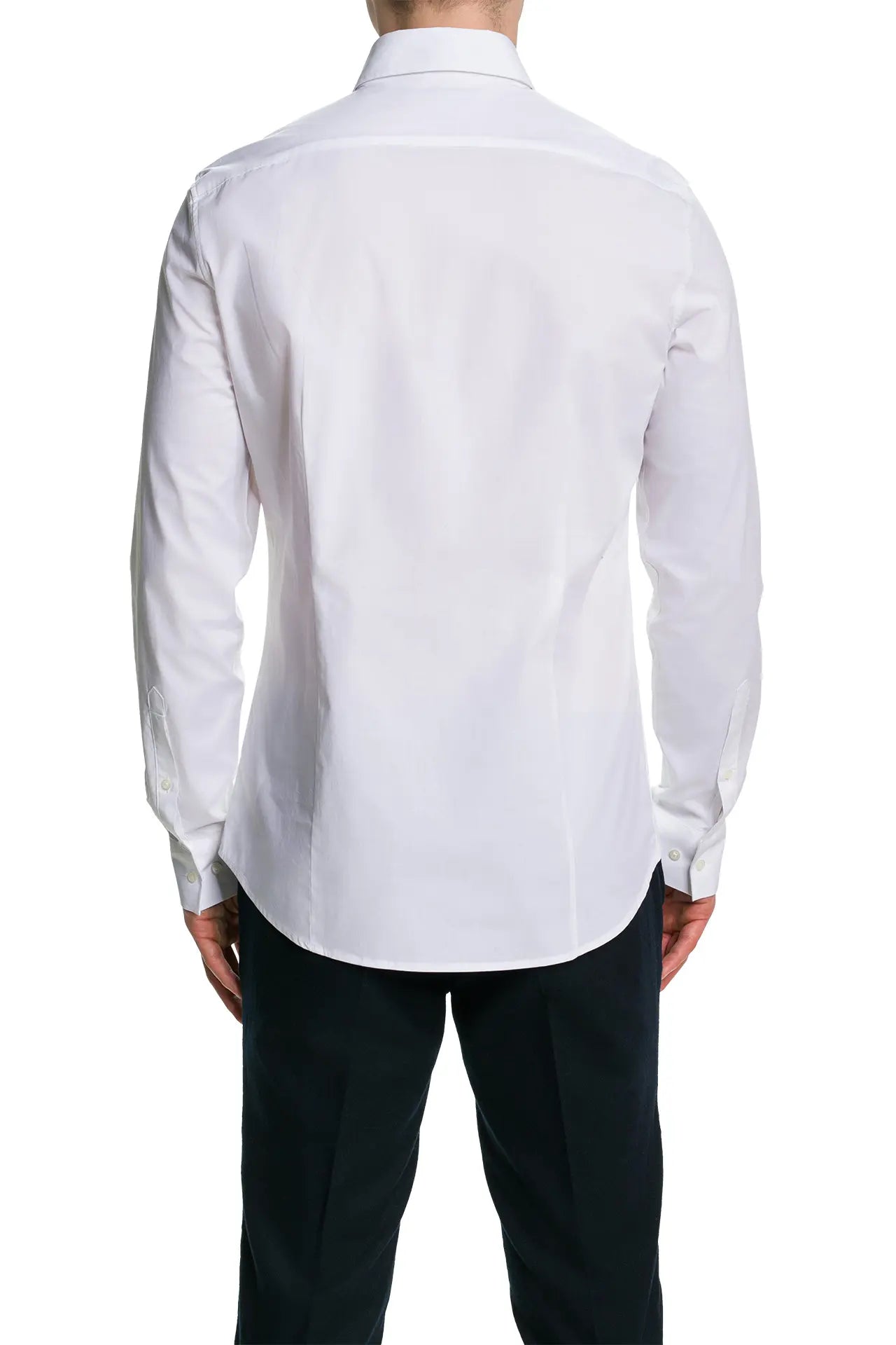 Michael Kors Men's Regular Fit Stretch Dress Shirt  Color White Size M