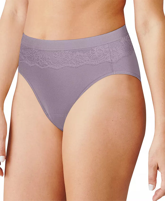 Bali Leak Protection Hi-Cut Brief Period Underwear  Purple Size 7