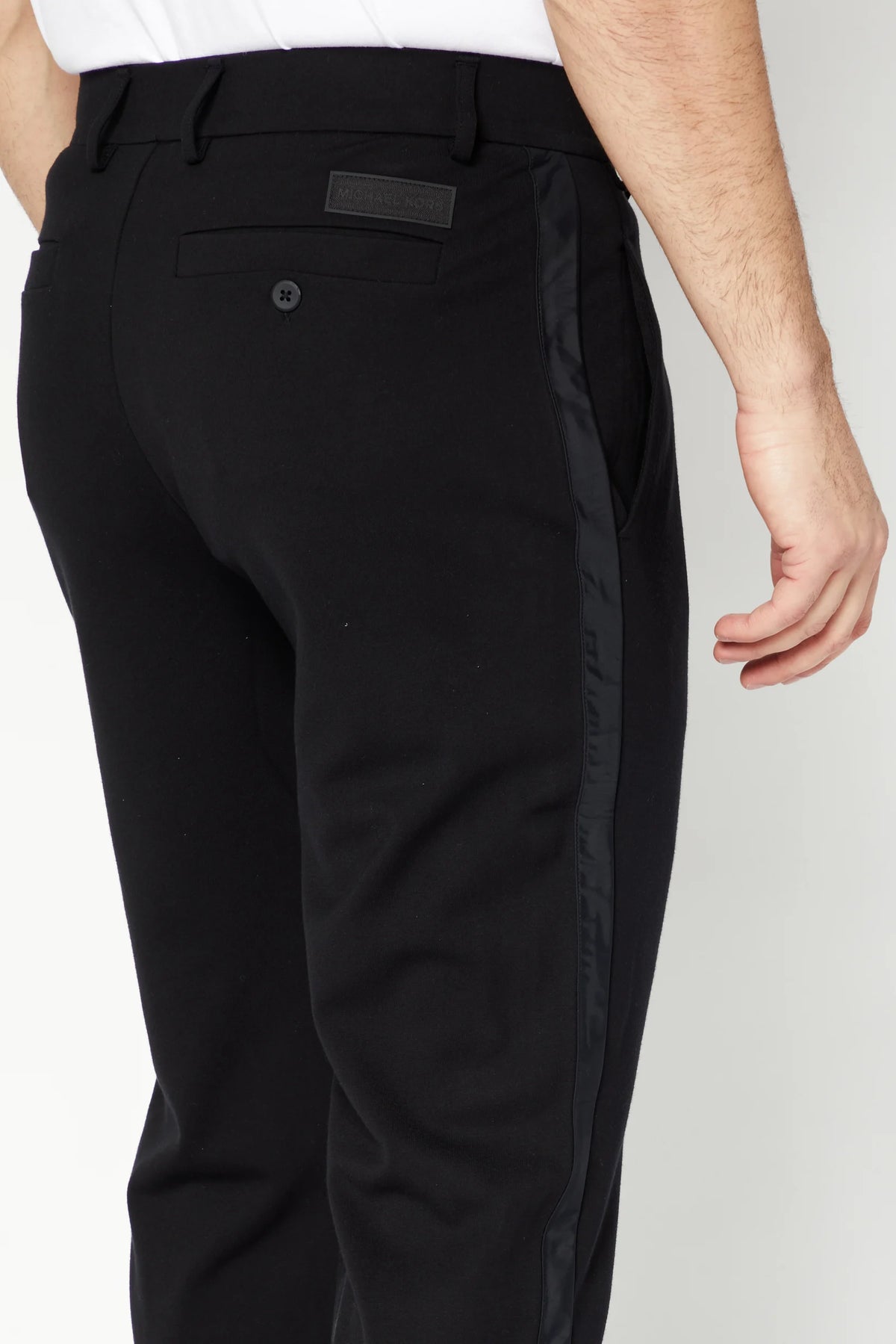 MICHAEL KORS Men's Stretch Knit Joggers  Black Size M