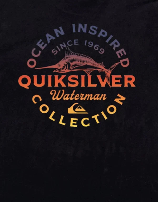Quiksilver Men's Ocean Eyes T-shirt  Color Black Size M