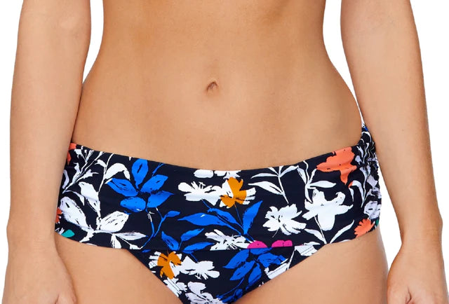 Island Escape Women's Tahiti Bikini Bottoms  Color Cali Bloom Multi Size 8