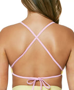 Jessica Simpson Chop and Change X-Back Full Support  Color Navy Blue/SOL Size L