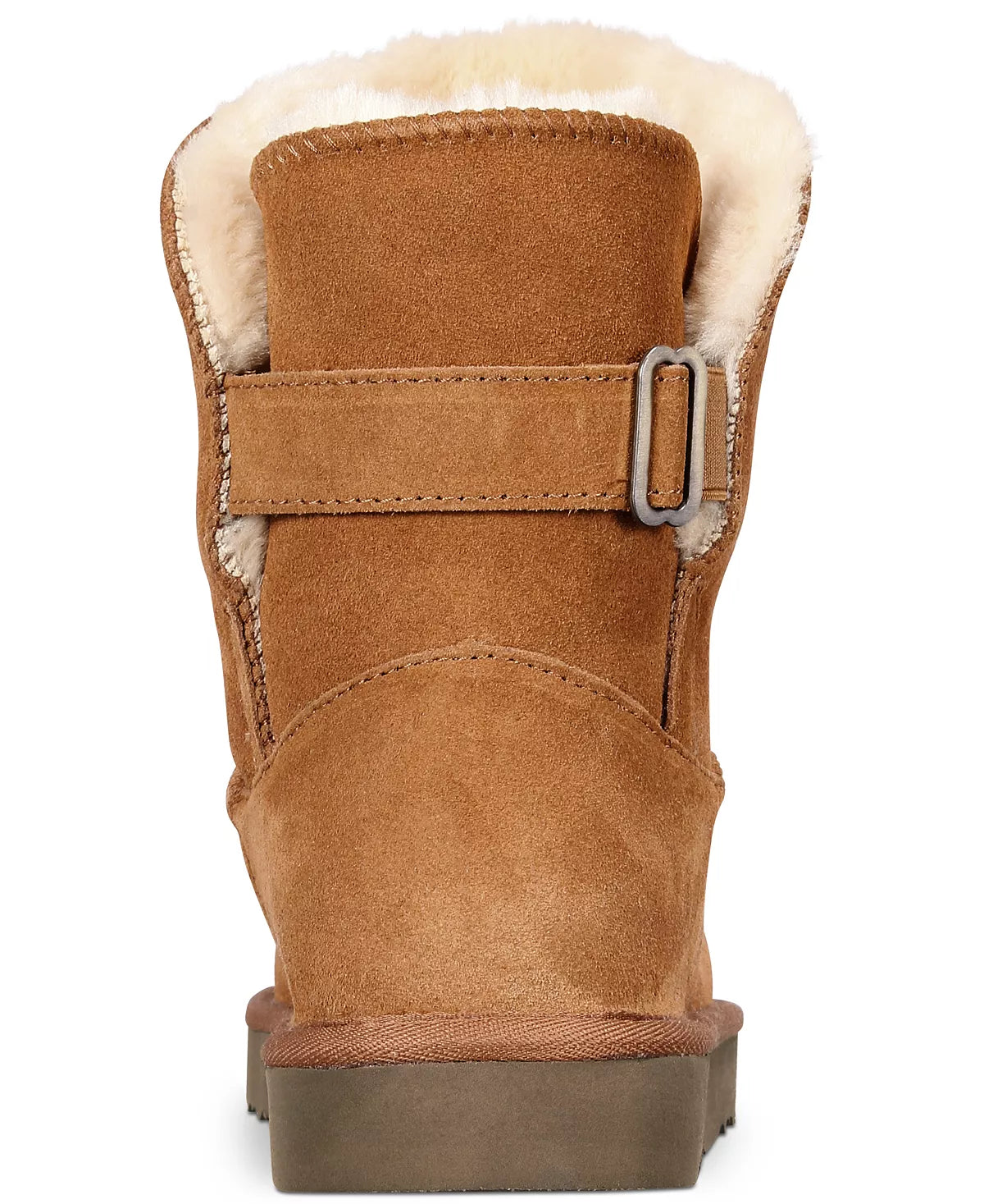 Style & Co Women's Tiny2 Olive Suede Faux Fur Lined Winter Boots  Color Chestnut Size 9M