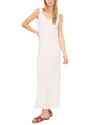 1.STATE Womens Eyelet Maxi Dress Cover-Up  Color New Ivory Size S