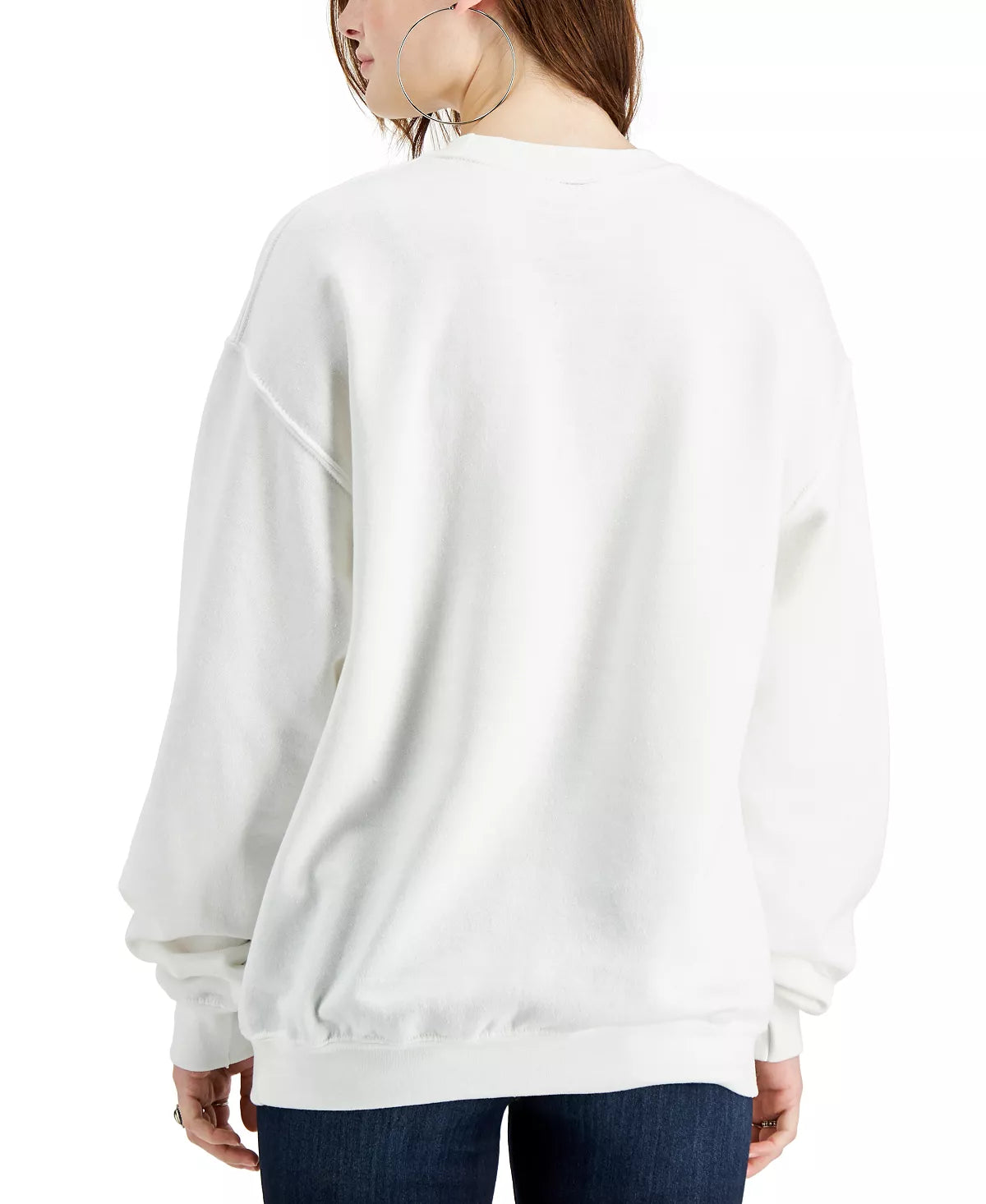 Love Tribe Juniors Friends Fleece Sweatshirt  Color White Size S
