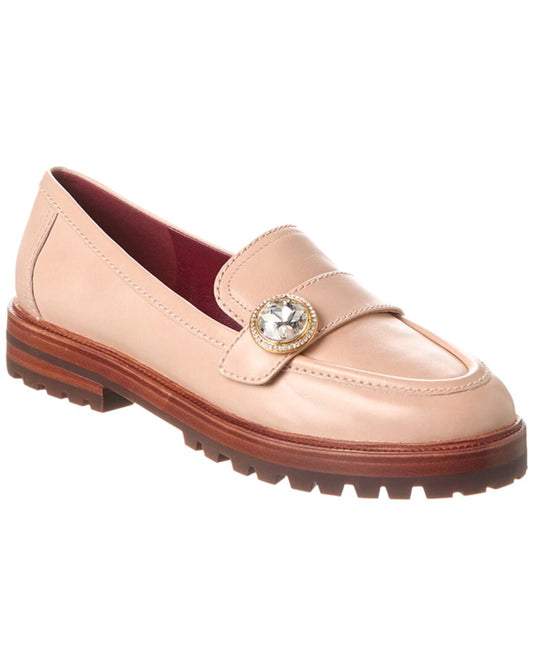 kate spade new york Women's Posh Embellished Loafers  Color Milk Tea Size 7M