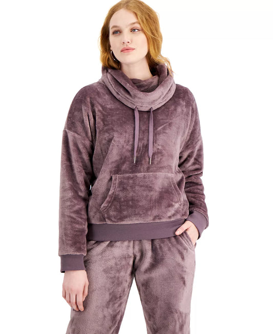 Hippie Rose Juniors Cowl-Neck Sweatshirt  Color Moonscape Size L