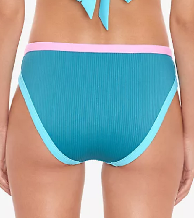 Salt Cove Juniors Not What It Seams Hipster Bikini Bottom  Color Blue Multi Size XL