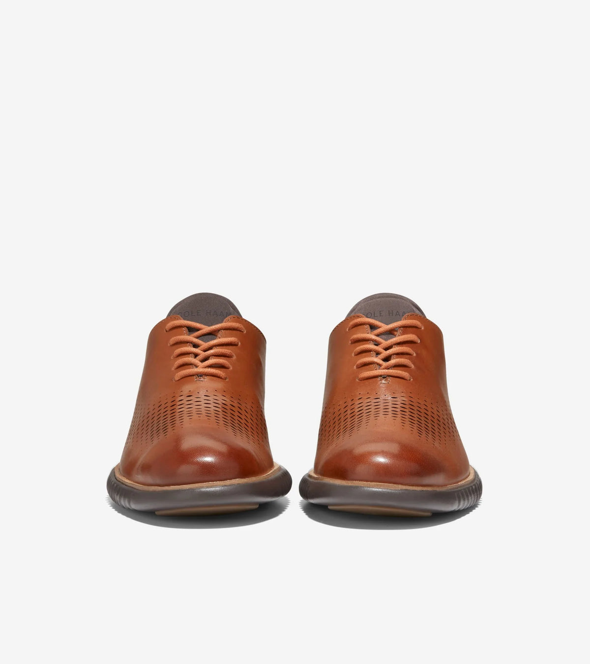 Cole Haan Men's 2.Zerogrand Laser Wingtip Oxfords   British Tan/Java Size 9W