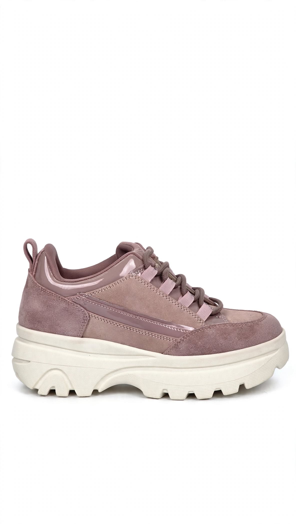 Madden Girl Women's Bounce Platform Sneakers  Mauve Size 7