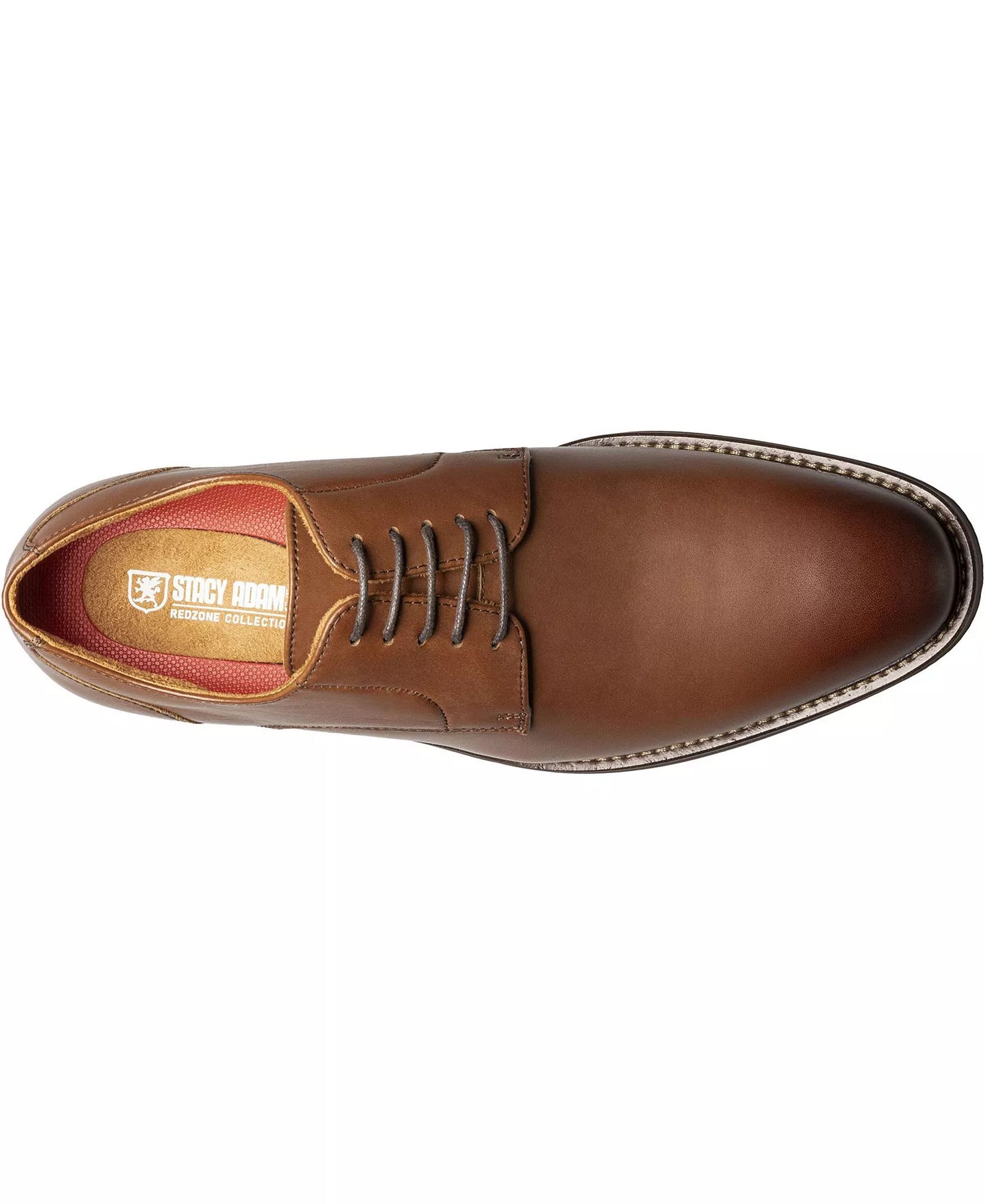 Stacy Adams Men's Marlton Plain Toe Oxford Shoes  Chocolate Size 11