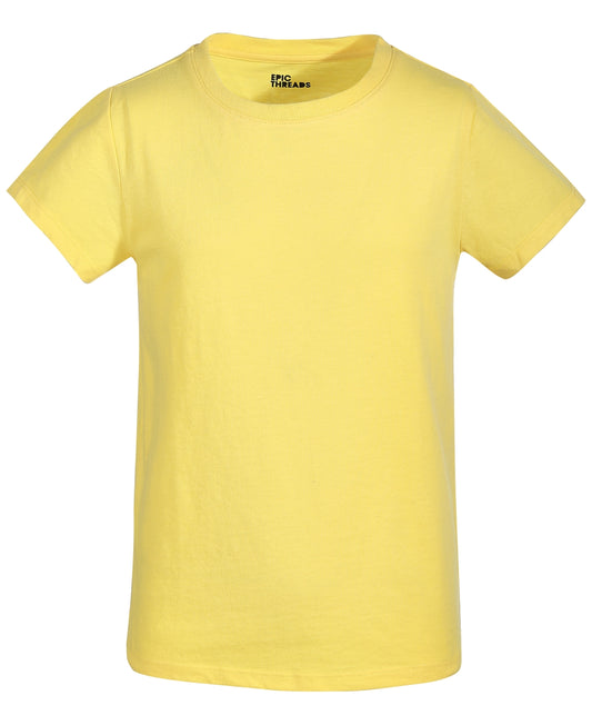 Epic Threads Little Girls Basic T-Shirt  Color Spring Daffodil Size 5