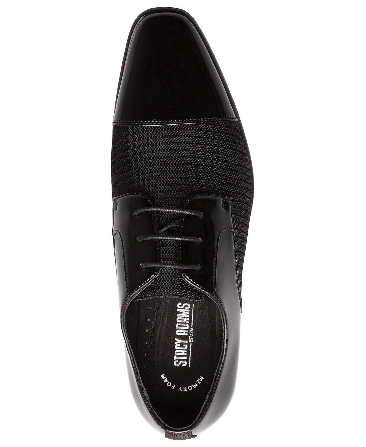 Stacy Adams Men's Pharoah Cap Toe Oxford Shoes  Black Size 12W