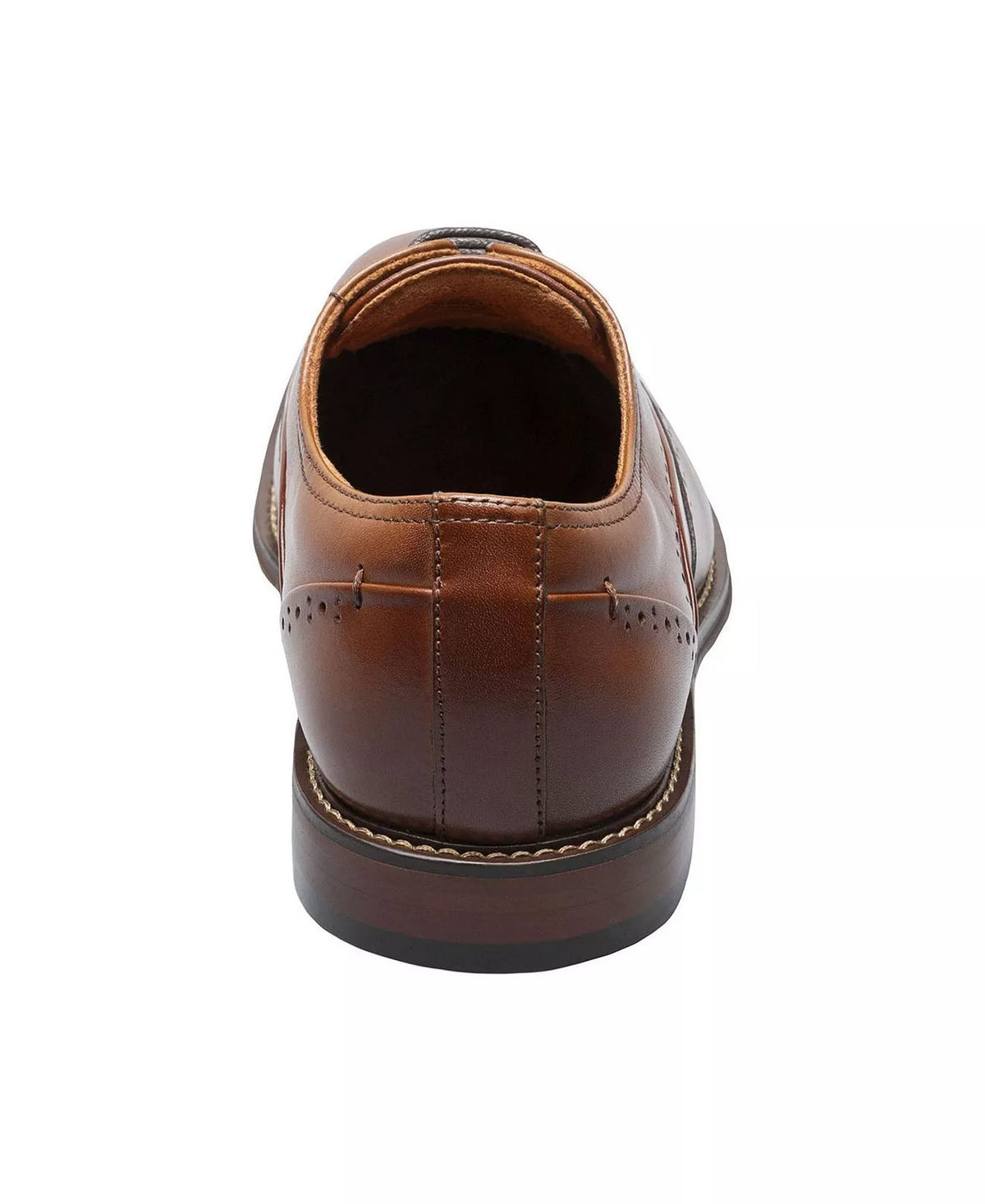 Stacy Adams Men's Macarthur Leather Wingtip Oxford Shoes  Cognac Size 8.5