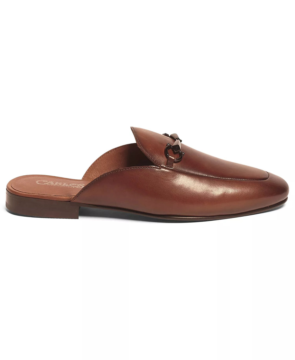 Carlos by Carlos Santana Men's Apollo Bit Slides Shoes  Tan Smooth Leather Size 12