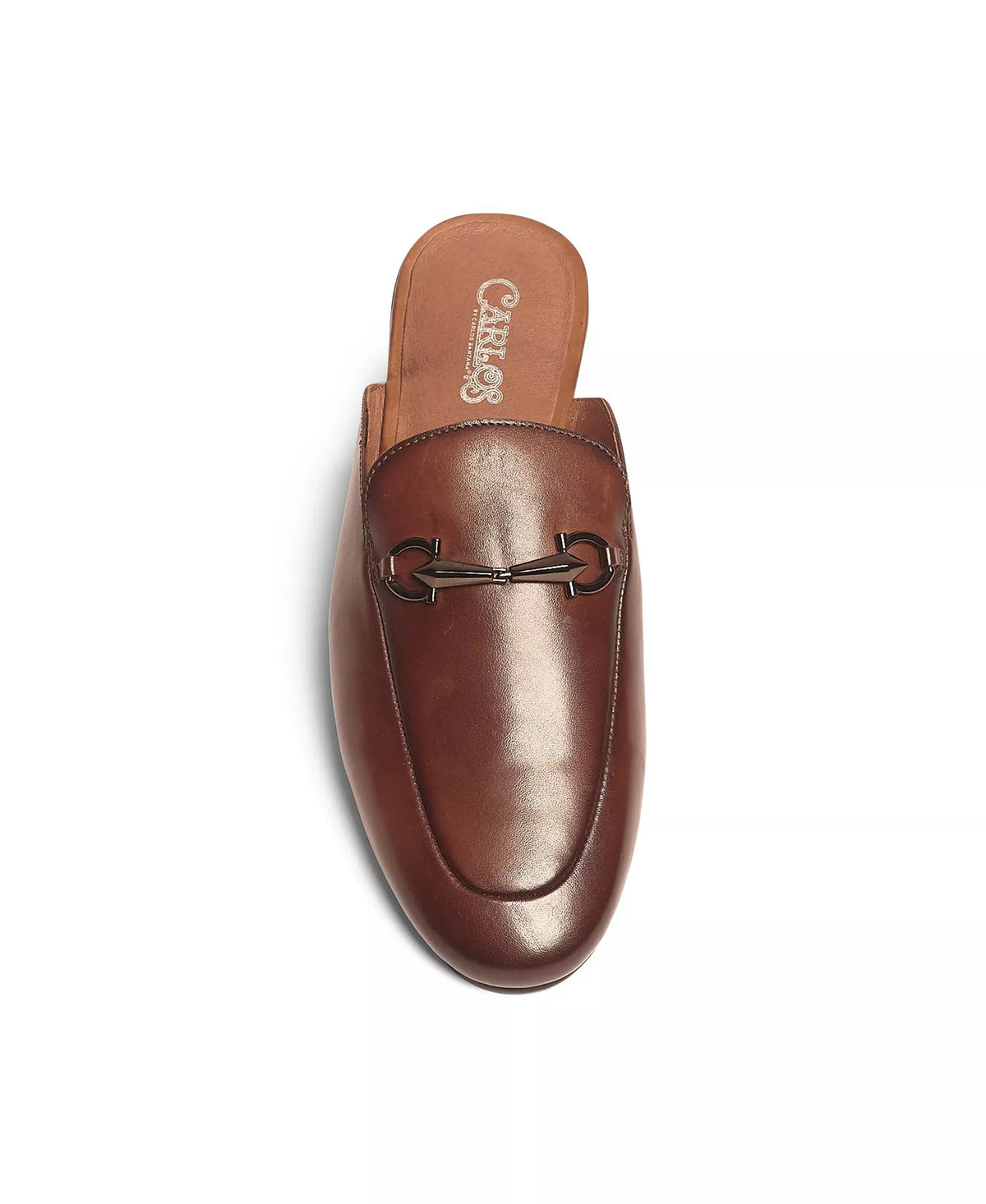 Carlos by Carlos Santana Men's Apollo Bit Slides Shoes  Tan Smooth Leather Size 12