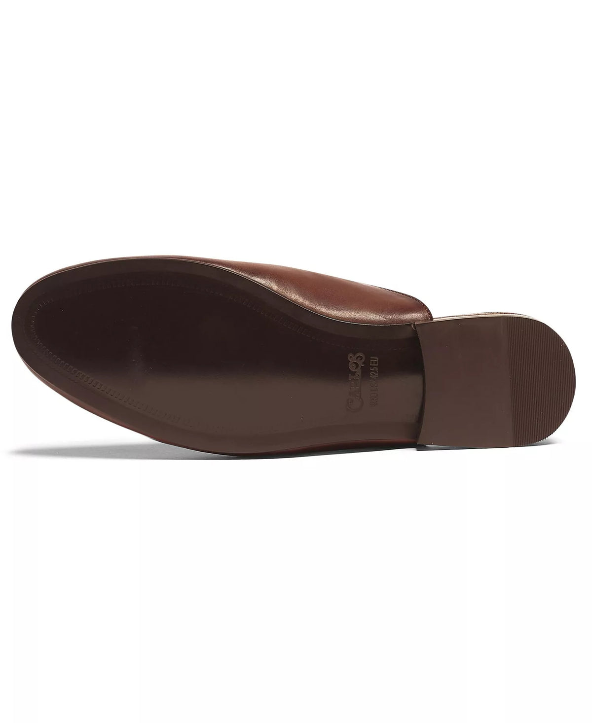 Carlos by Carlos Santana Men's Apollo Bit Slides Shoes  Tan Smooth Leather Size 12