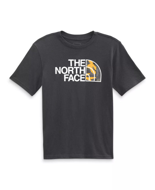 The North Face Big Boys Short Sleeve Graphic T-shirt  Color Asphalt Gray Size XL
