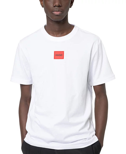Hugo Boss Men's Logo Patch T-Shirt  White Size S