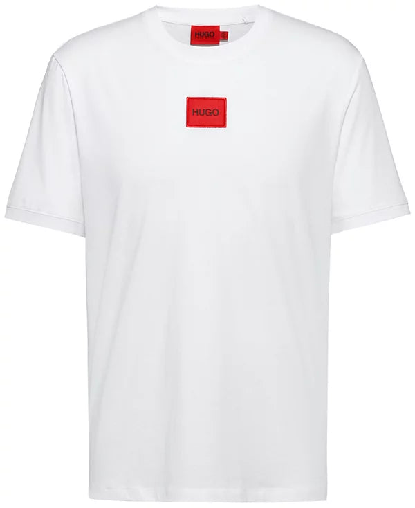 Hugo Boss Men's Logo Patch T-Shirt  White Size S