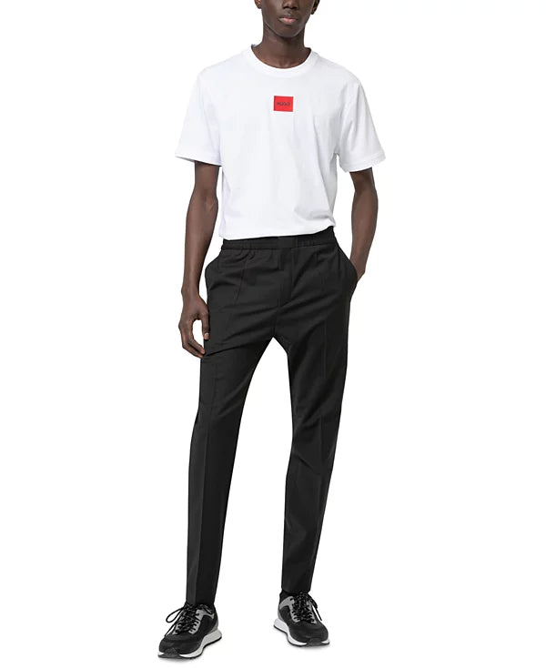 Hugo Boss Men's Logo Patch T-Shirt  White Size S